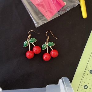 Cherry earrings